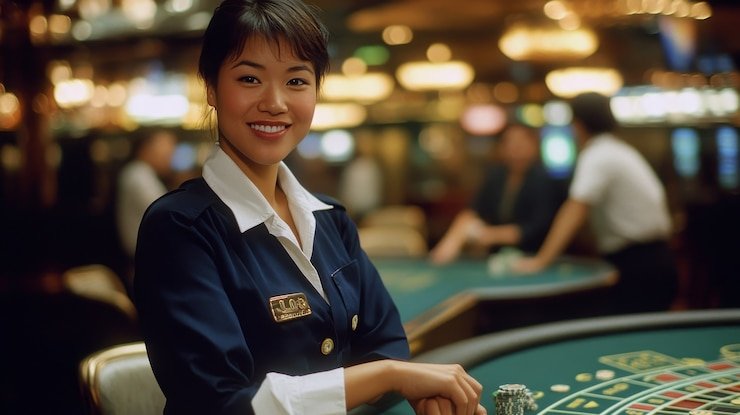 ditogel login live blackjack and roulette tables displayed on mobile phone screen